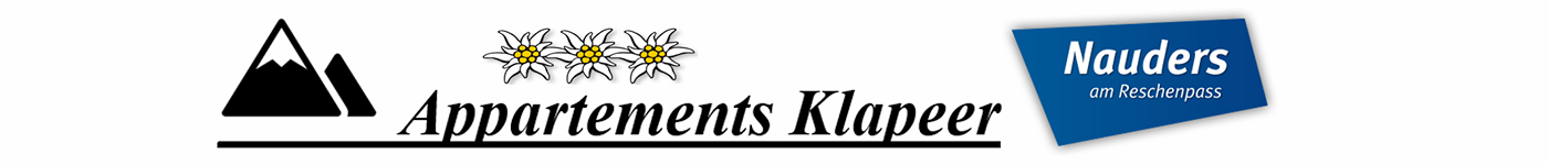 kopfzeile appartements klapeer nauders